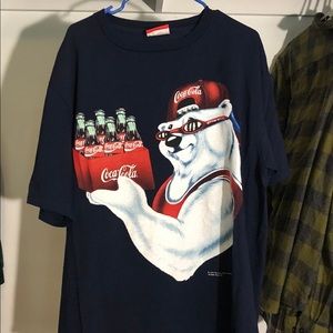 Vintage Coca Cola bear tee